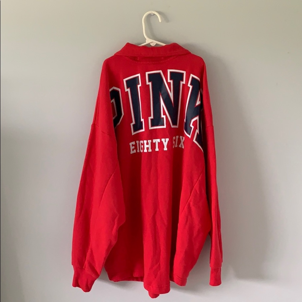 PINK half zip - Picture 2 of 2